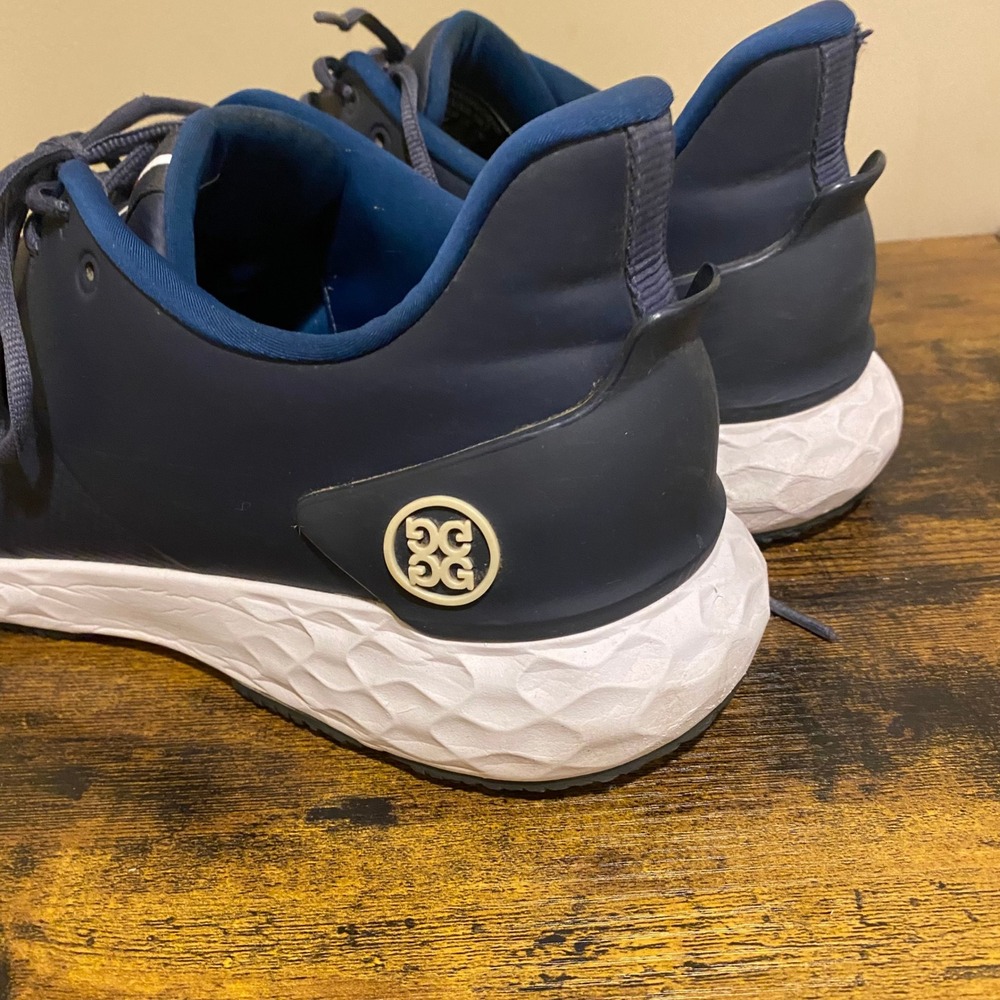 G/FORE MG4.1 Golf Shoes Mens Twilight Navy Blue Knit Spikeless Sneakers Size 13 - Picture 2 of 15